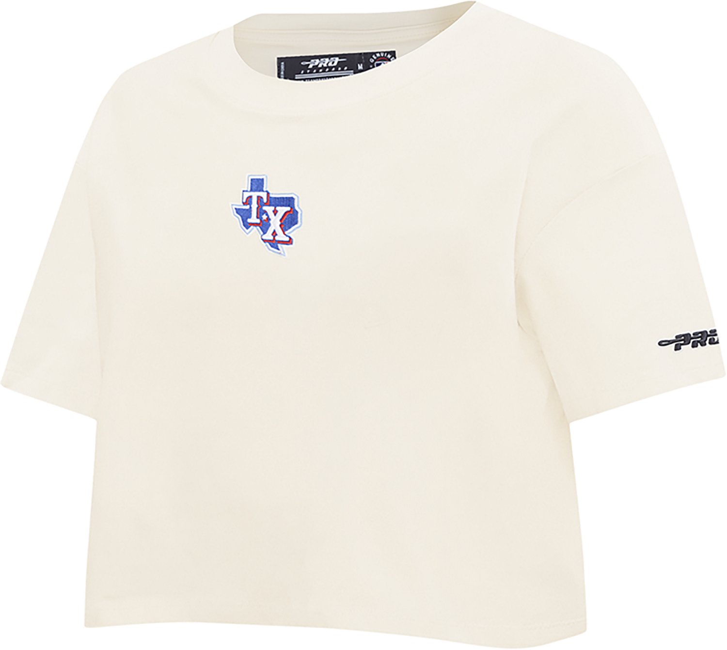 Pro Standard Women's Texas Rangers Classic Icon Pro Boxy Short Sleeve T-shirt - view number 3
