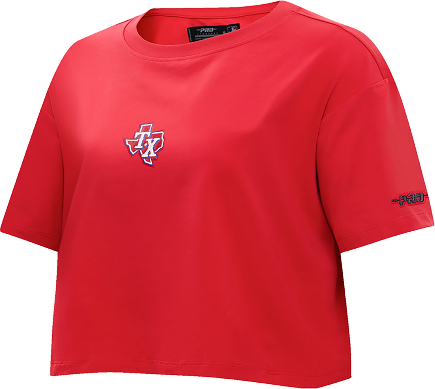 Pro Standard Women's Texas Rangers Classic Icon Pro Boxy Short Sleeve T-shirt - view number 3