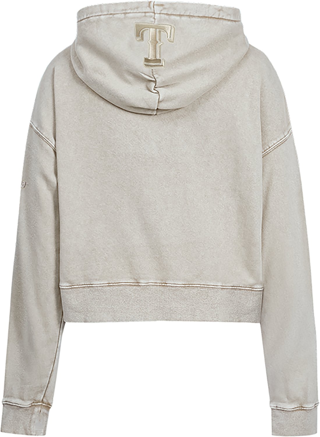 Pro Standard Women's Texas Rangers Washed Classic Enzyme Wash Long Sleeve Hoodie