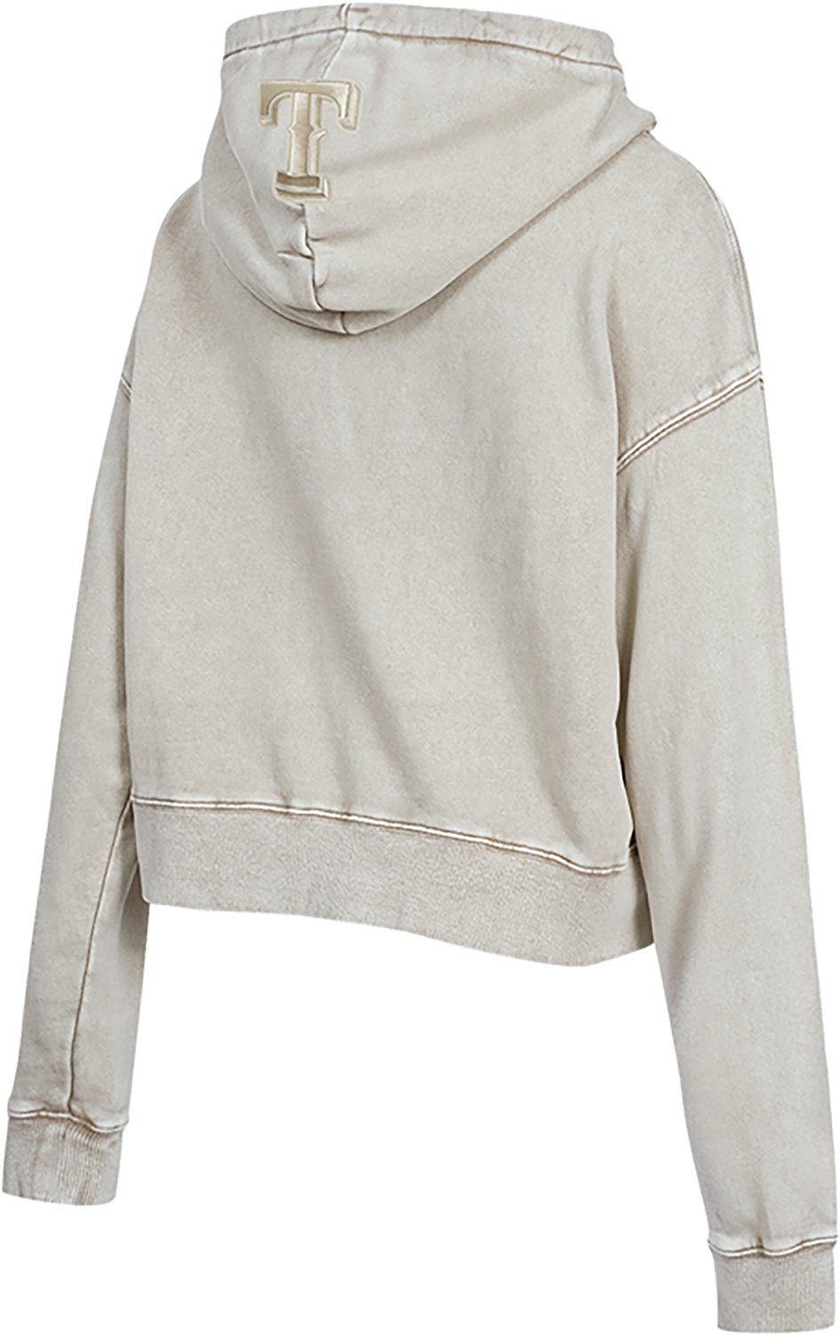 Pro Standard Women's Texas Rangers Washed Classic Enzyme Wash Long Sleeve Hoodie