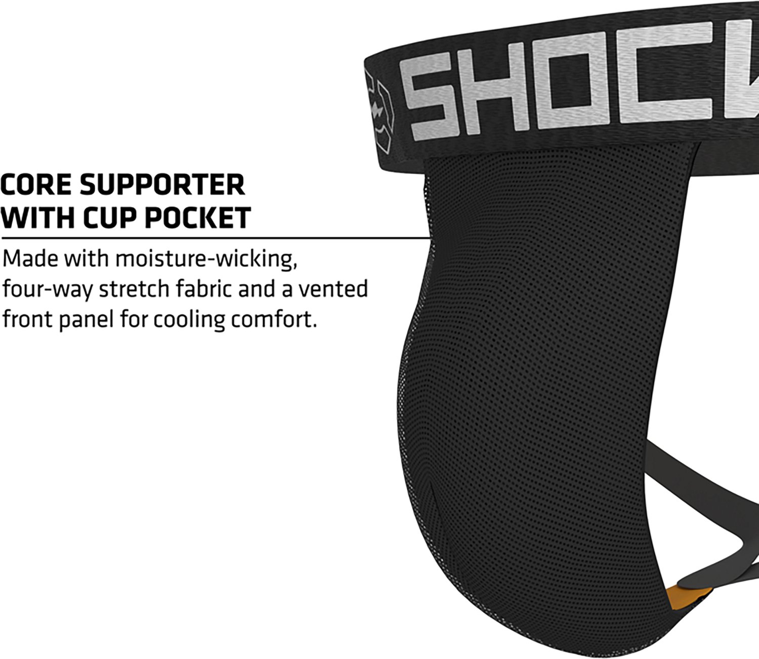 Shock Doctor Adult Core Supporter with Cup Pocket - view number 2