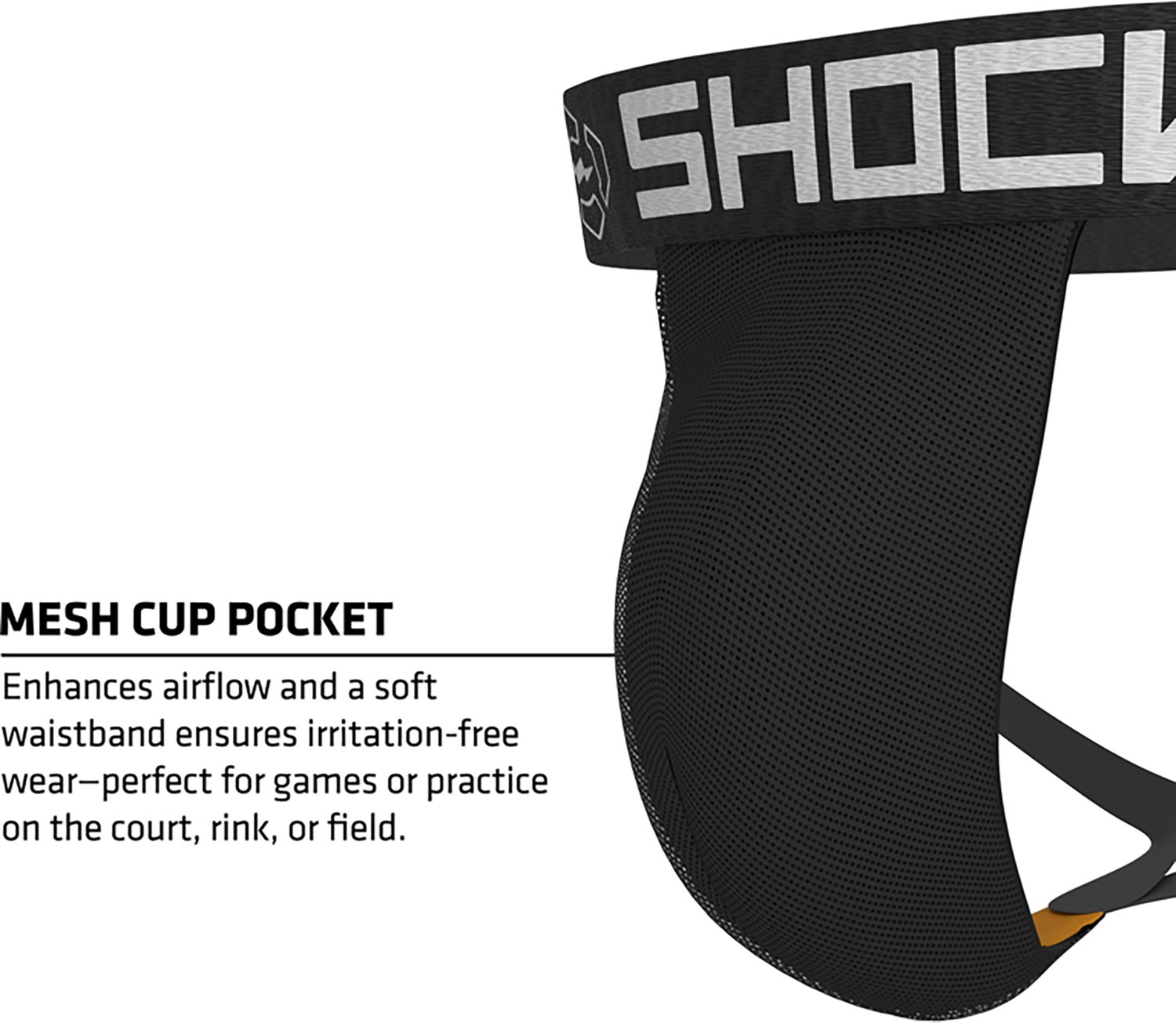 Shock Doctor Adult Core Supporter with Cup Pocket - view number 3