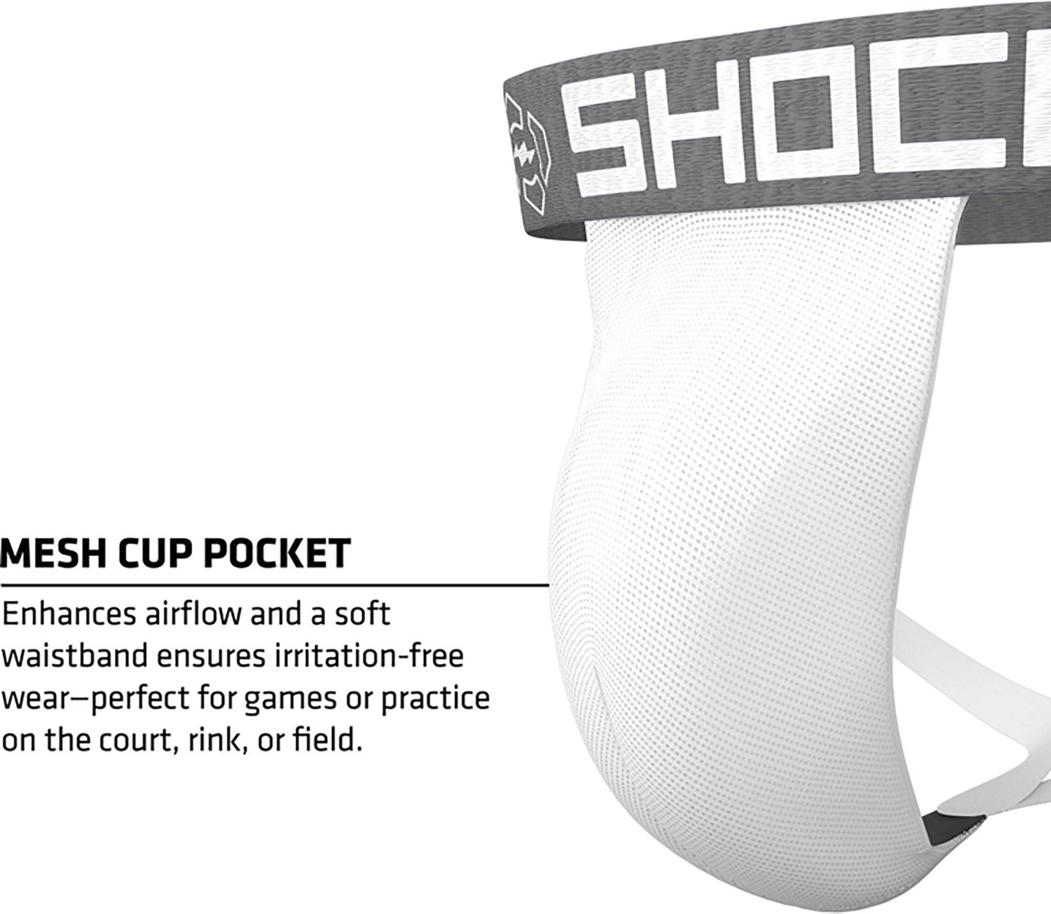 Shock Doctor Adult Core Supporter with Cup Pocket - view number 3