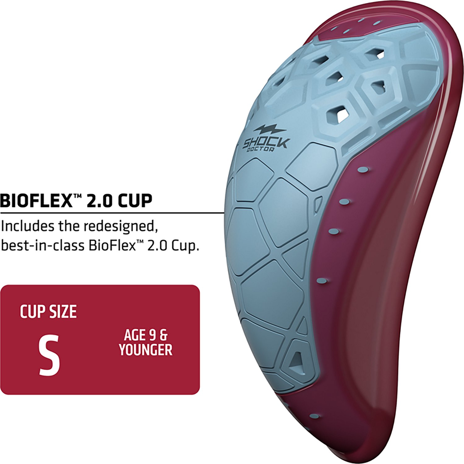 Shock Doctor Adult Core Comp Short with Bio-Flex 2.0 Cup - view number 2