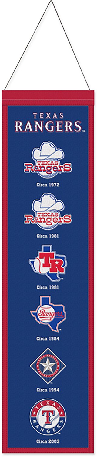 WinCraft Texas Rangers Wool Banner