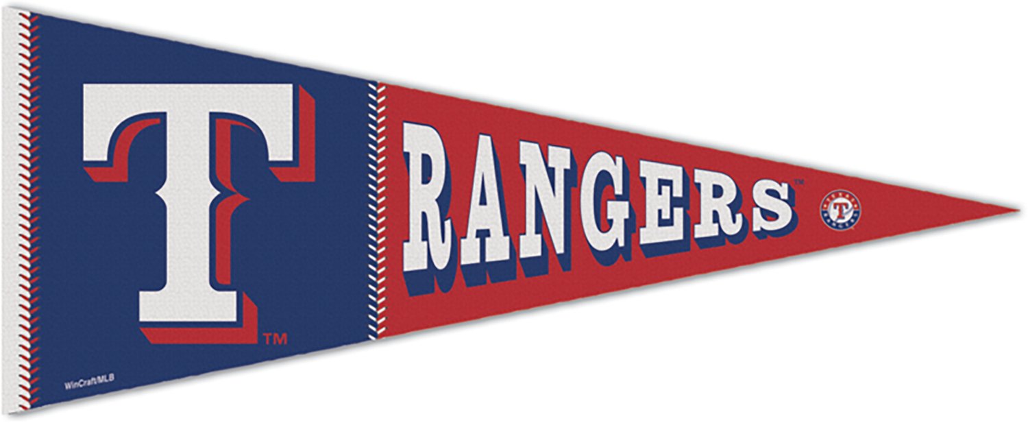 WinCraft Texas Rangers Color Block Premium Pennant