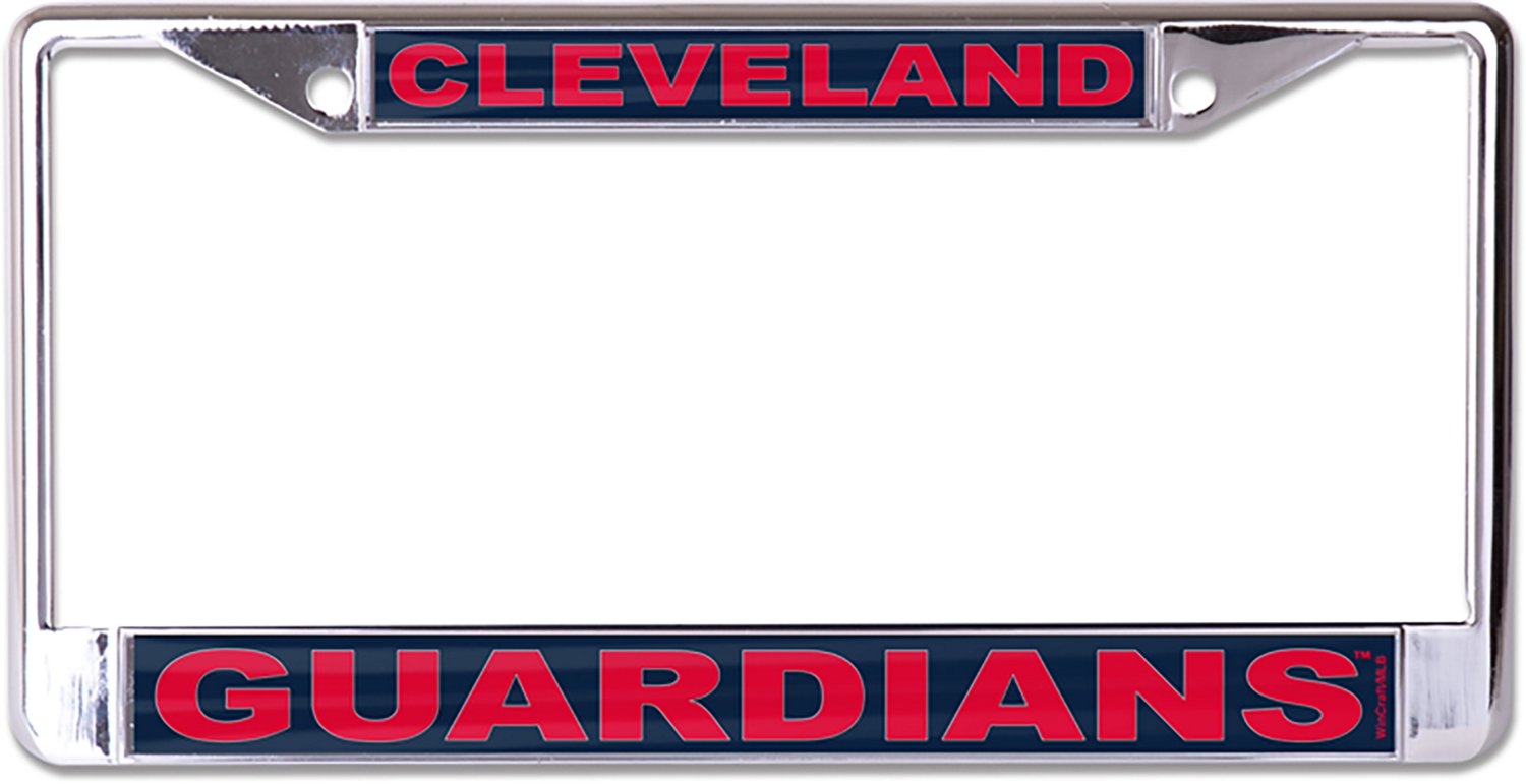 WinCraft Cleveland Guardians Printed License Plate Frame