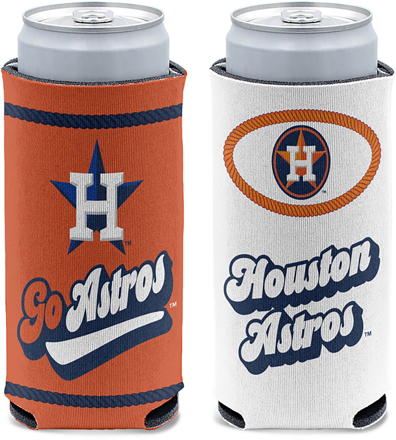 WinCraft Houston Astros Team Fan Slim Can Cooler