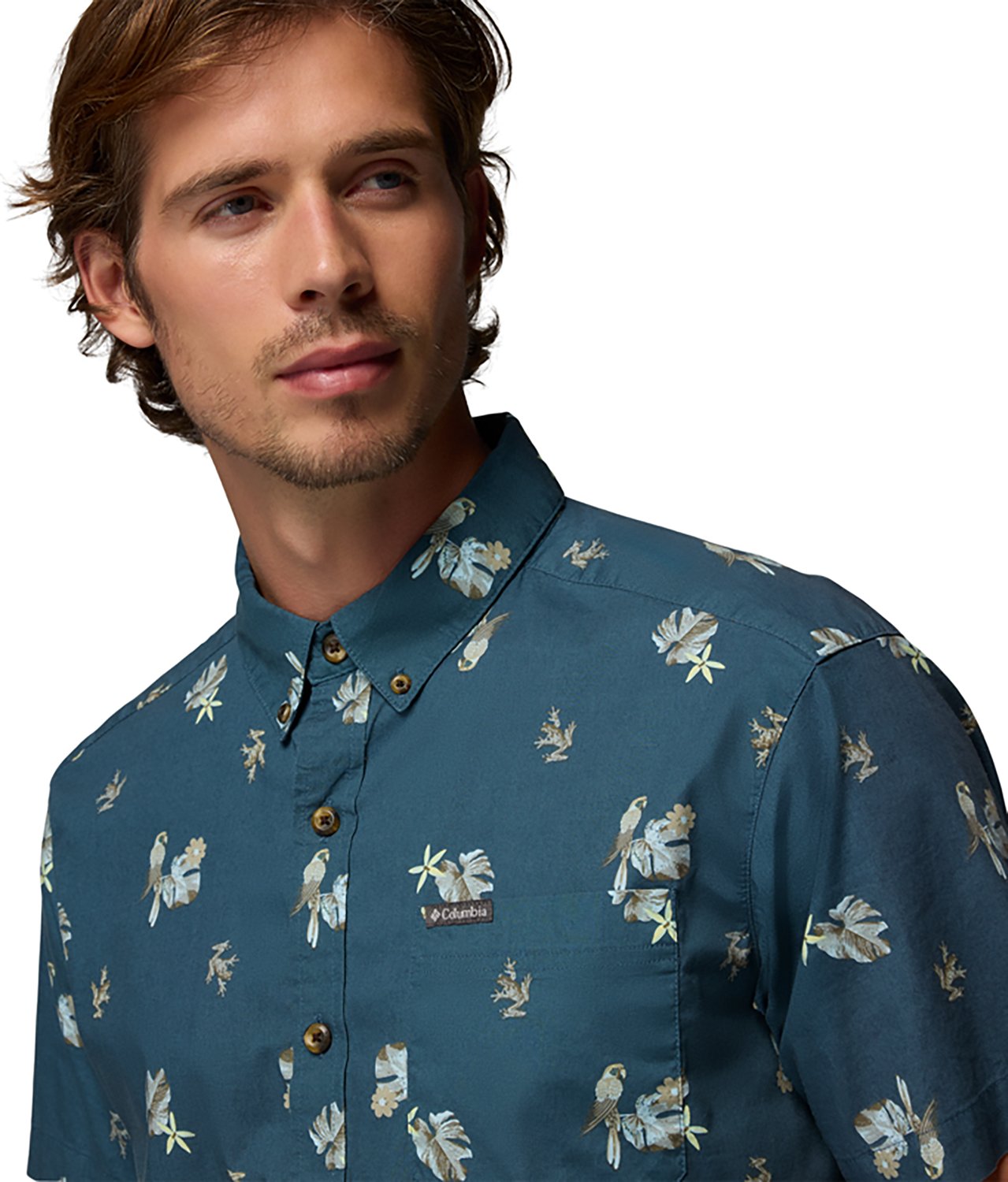 Columbia Sportswear Men's Rapid Rivers Printed Button Down Shirt - view number 3
