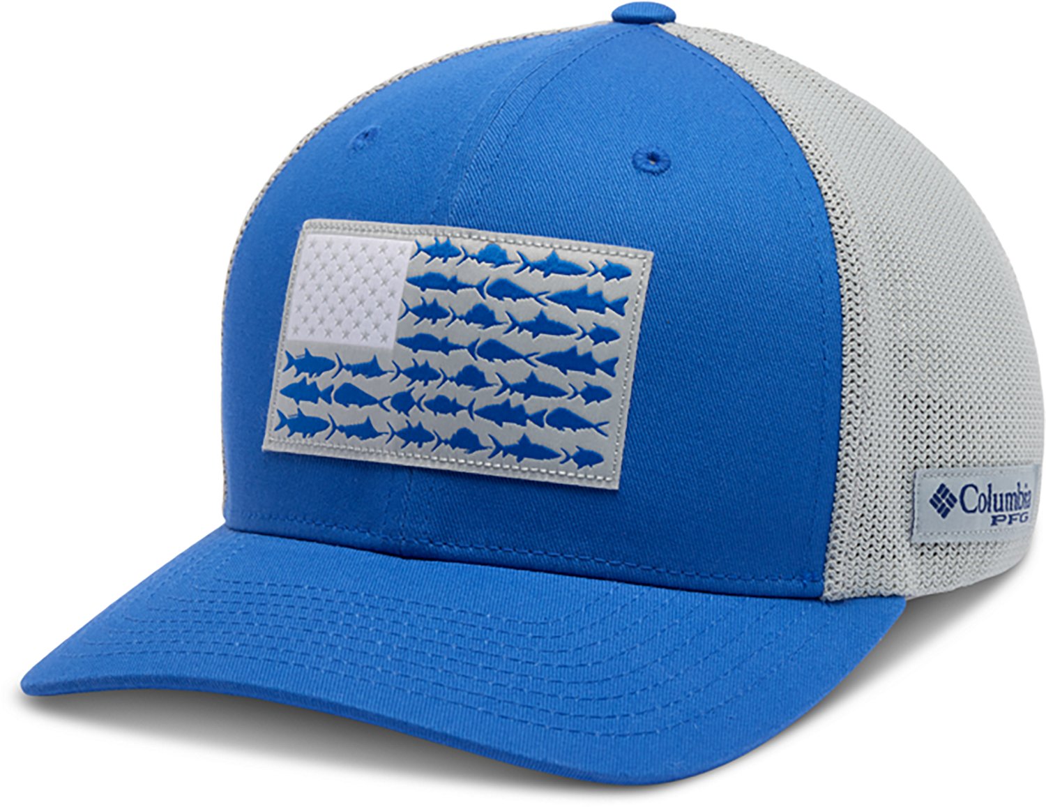 Columbia Sportswear Men's PFG Mesh Fish Flag Ball Cap - view number 3