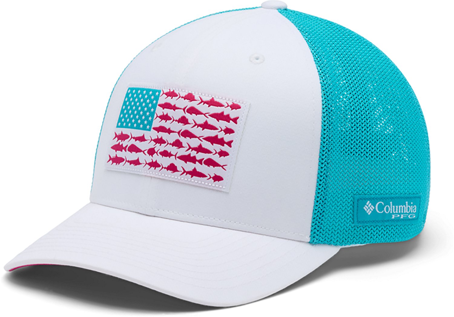 Columbia Sportswear Men's PFG Mesh Fish Flag Ball Cap - view number 3