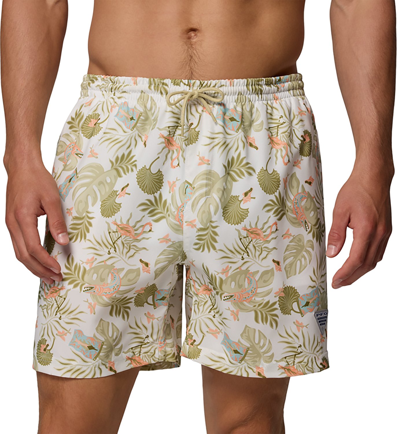 Columbia Sportswear Men's PFG Rambler Printed Water Shorts 6 in - view number 3