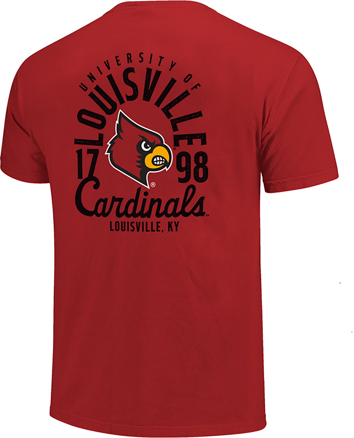 Louisville Cardinals Comfort Colors Mascot Overlay T-Shirt - view number 3