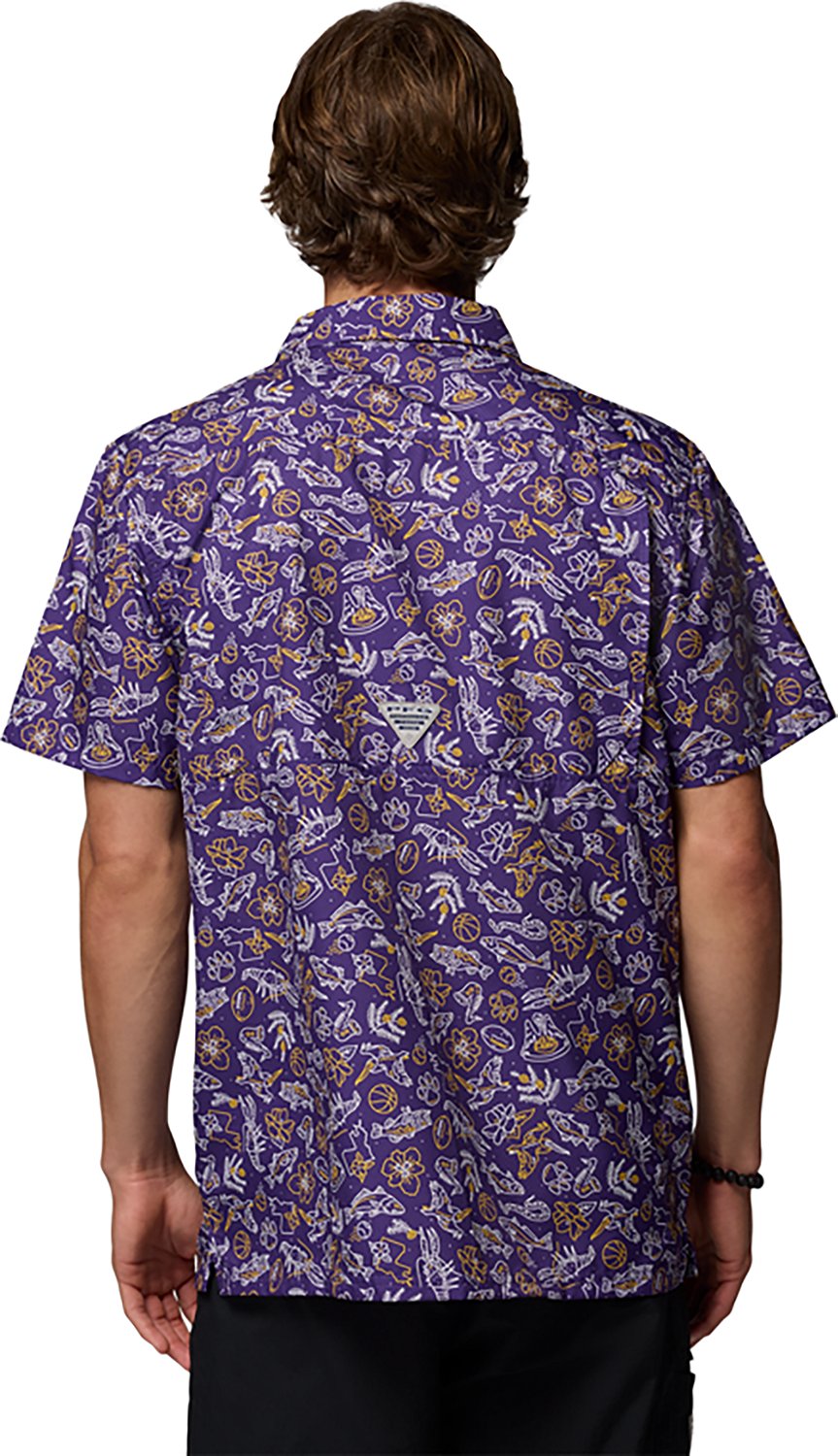 Columbia Sportswear Men's Louisiana State University Super Slack Tide Shirt - view number 2