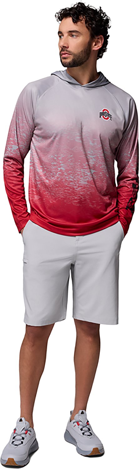Columbia Sportswear Men's Ohio State University Super Terminal Tackle Hoodie - view number 5