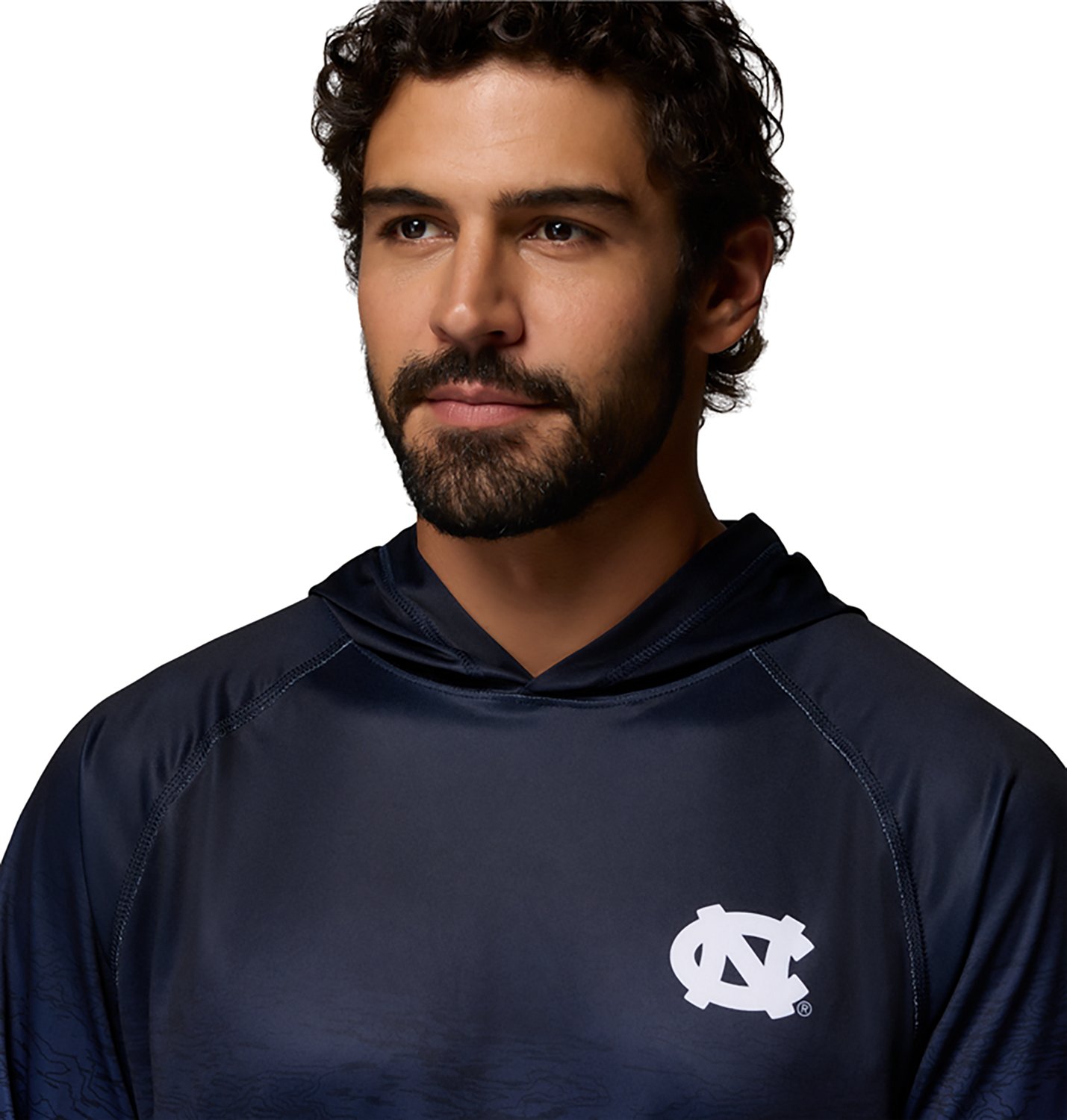 Columbia Sportswear Men's University of North Carolina Super Terminal Tackle Hoodie - view number 3