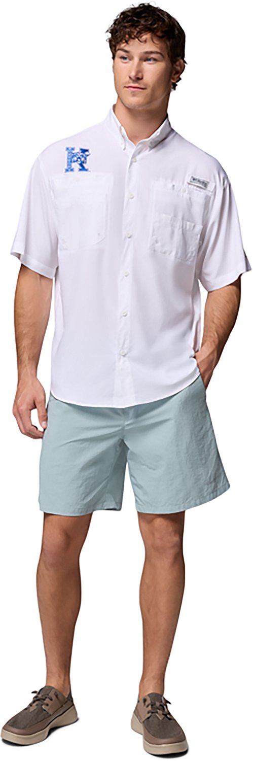 Columbia Sportswear Men's University of Kentucky CLG Tamiami Vault Logo Button Up Shirt - view number 5