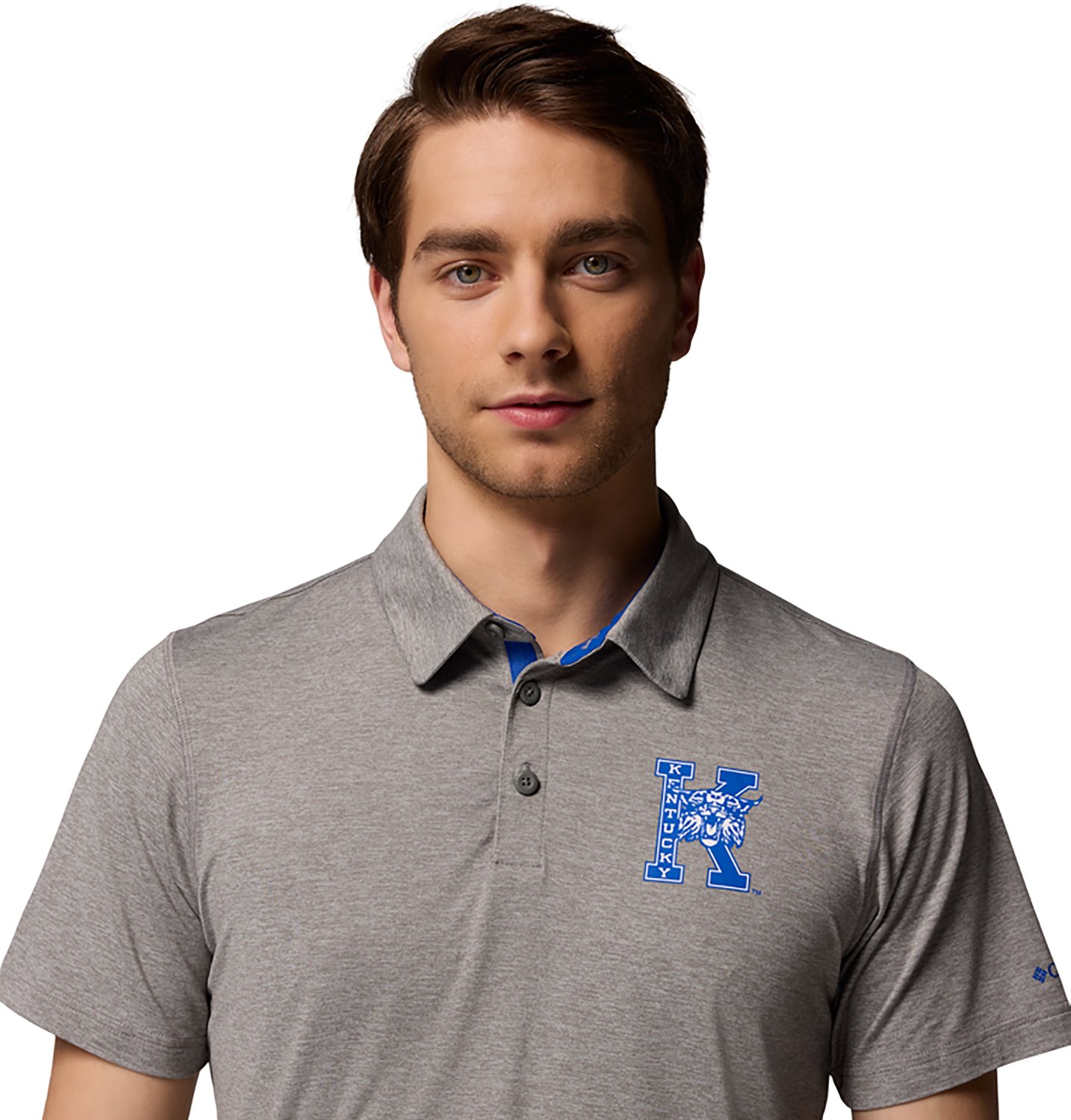 Columbia Sportswear Men's University of Kentucky CLG Tech Trail Polo Shirt