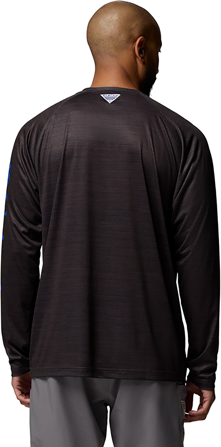 Columbia Sportswear Men's University of Kentucky CLG Terminal Tackle Heather Long Sleeve Graphic T-shirt - view number 2