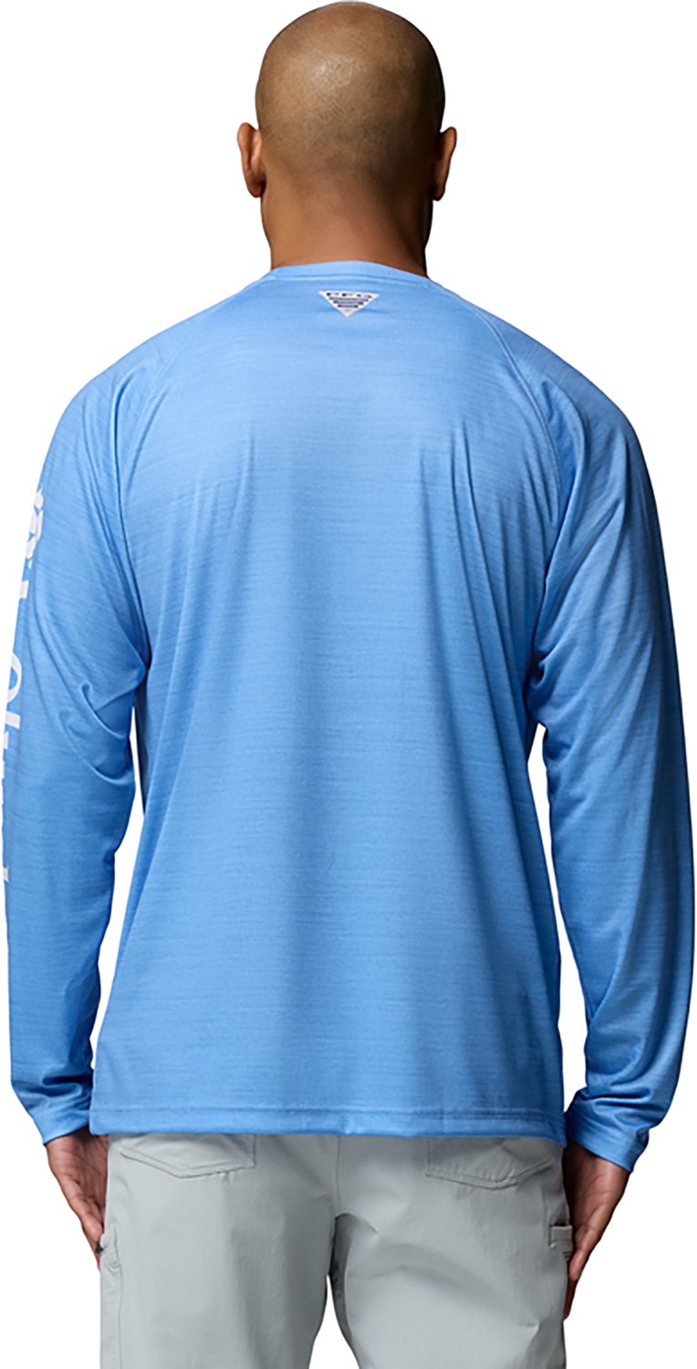 Columbia Sportswear Men's University of North Carolina CLG Terminal Tackle Heather Long Sleeve Graphic T-shirt - view number 2