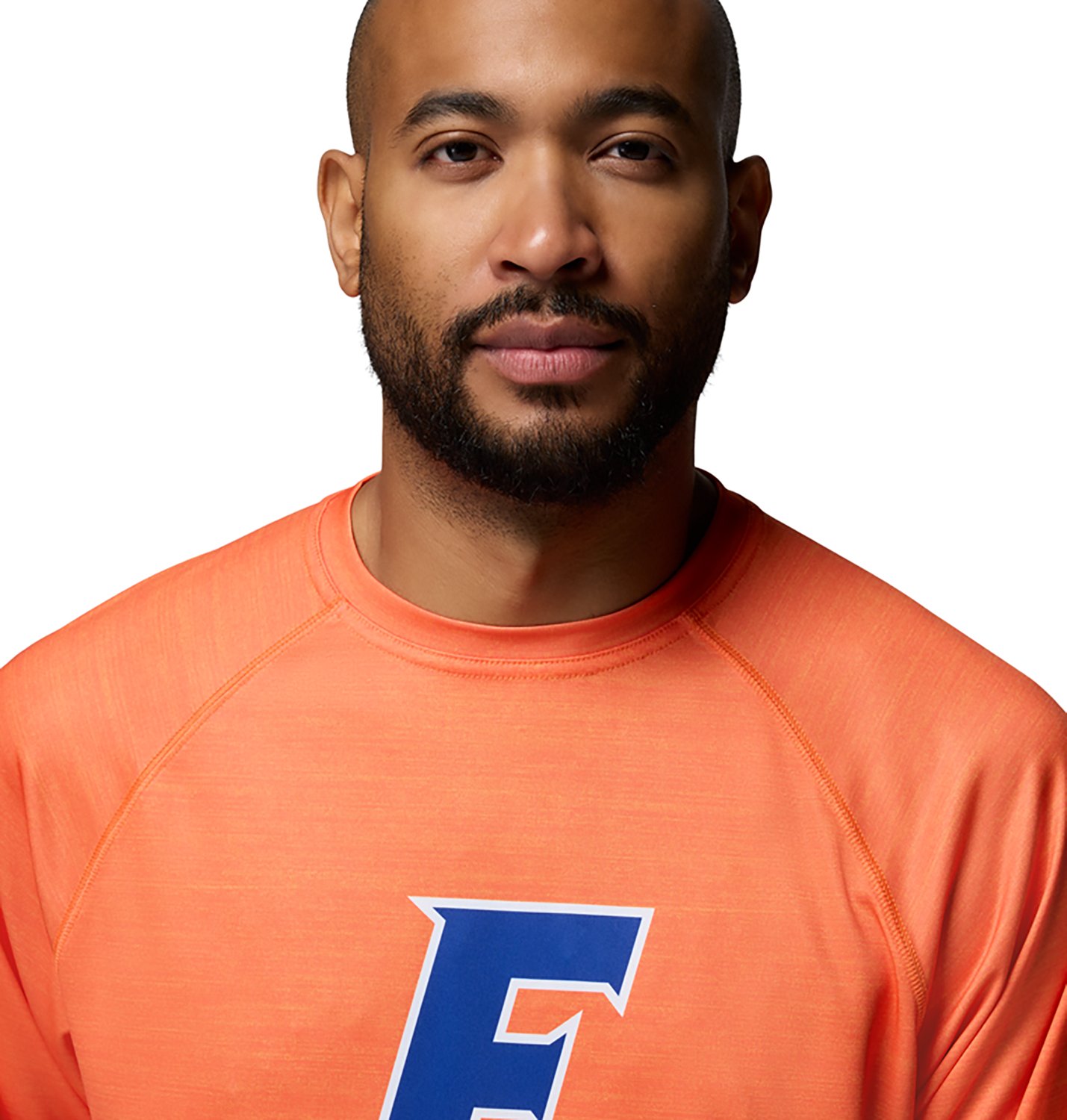 Columbia Sportswear Men's University of Florida CLG Terminal Tackle Heather Long Sleeve Graphic T-shirt - view number 3