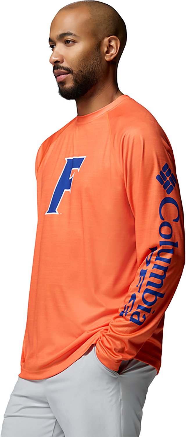 Columbia Sportswear Men's University of Florida CLG Terminal Tackle Heather Long Sleeve Graphic T-shirt - view number 5