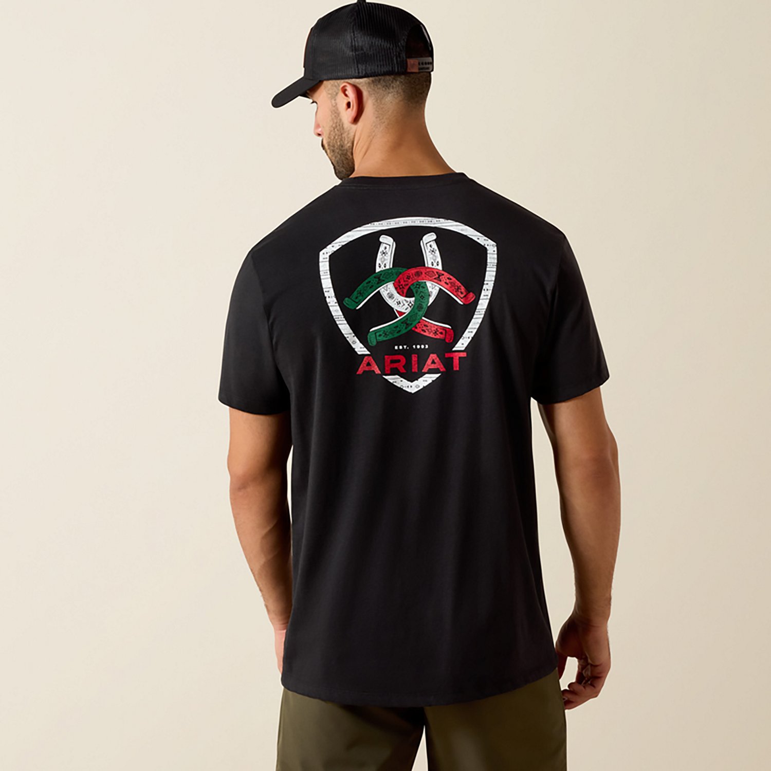 Ariat Men's Tres Herraduras Classic Fit T-shirt - view number 2