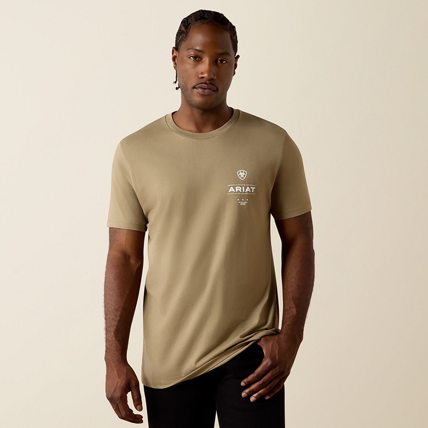 Ariat Men's Wooden Diamond Flag Graphic T-shirt