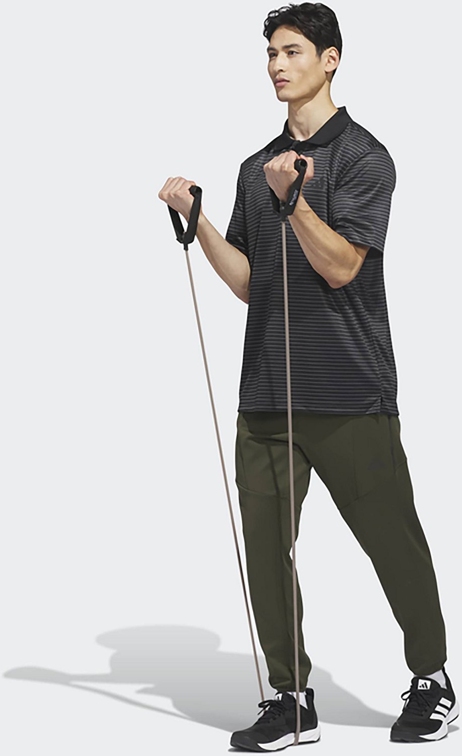 adidas Men's Training Essentials Stripe Polo Shirt - view number 5