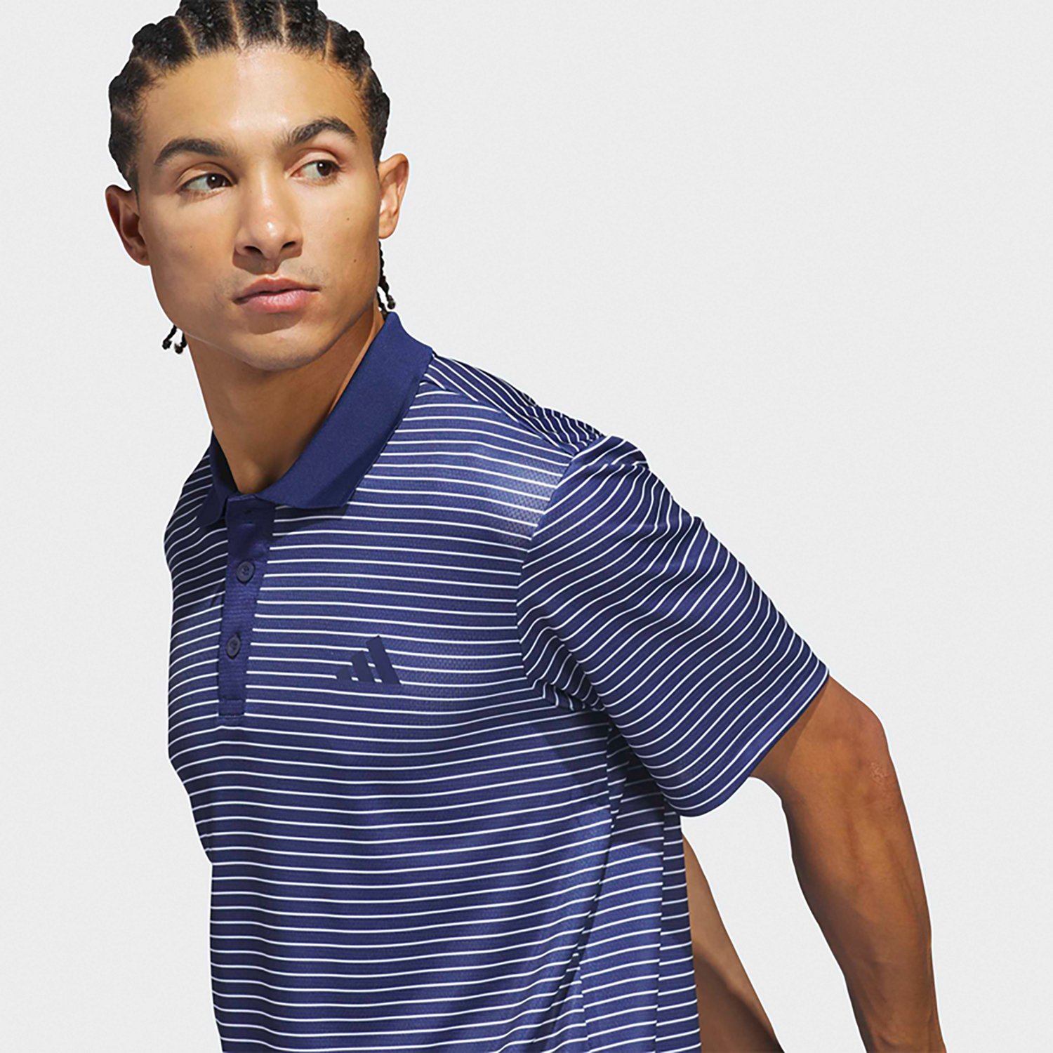 adidas Men's Training Essentials Stripe Polo Shirt - view number 3