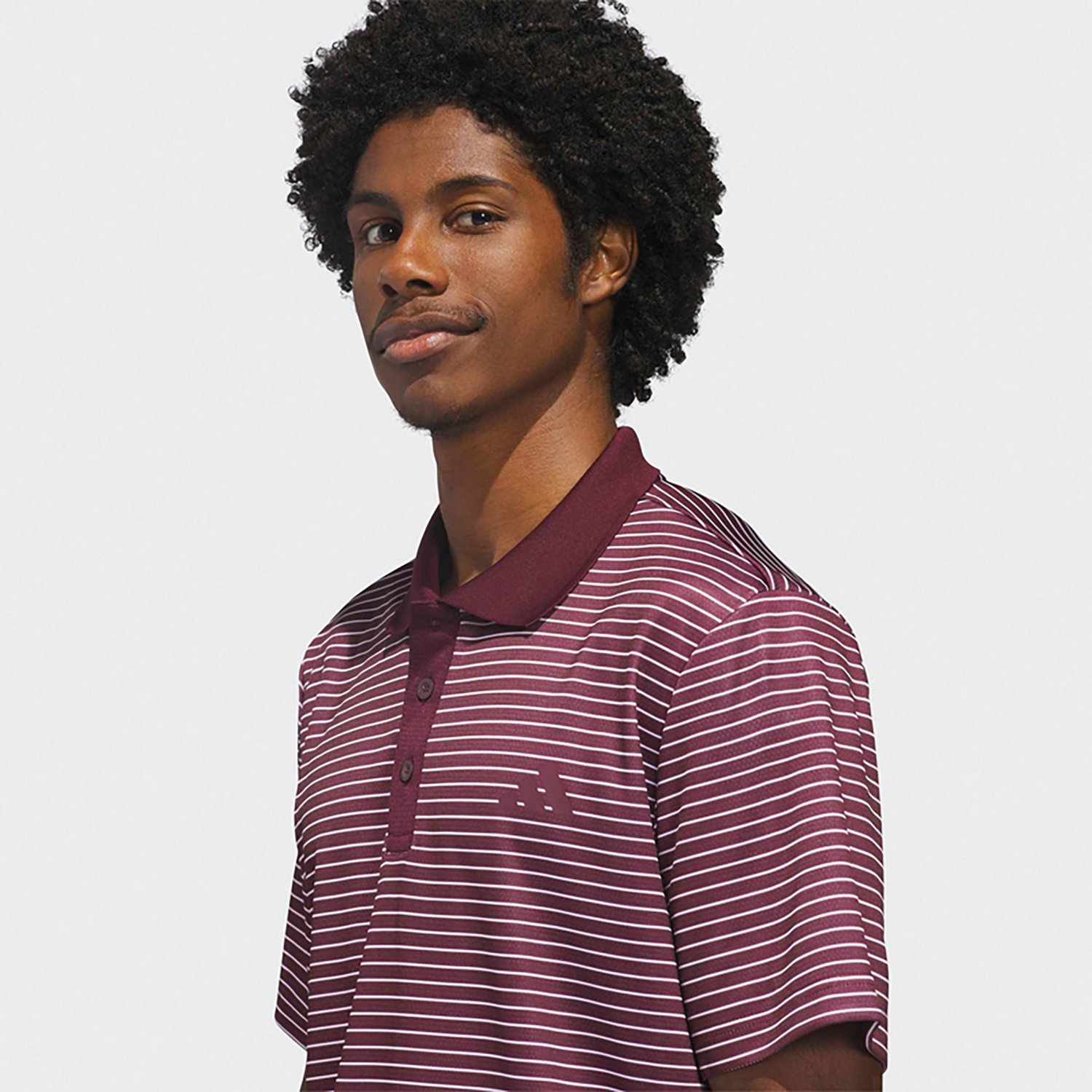 adidas Men's Training Essentials Stripe Polo Shirt - view number 3