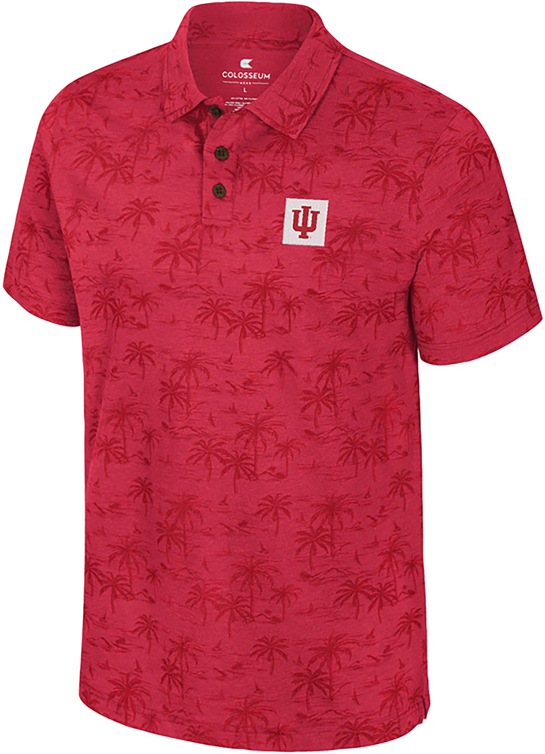 Colosseum Athletics Men's Indiana University Fremen Palm Polo Shirt