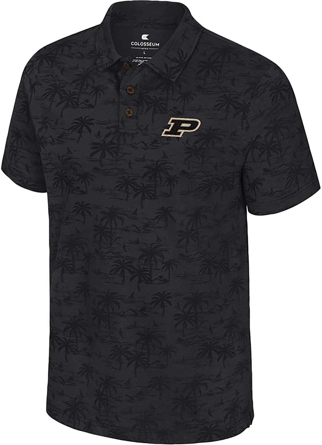 Colosseum Athletics Men's Purdue University Fremen Palm Polo Shirt