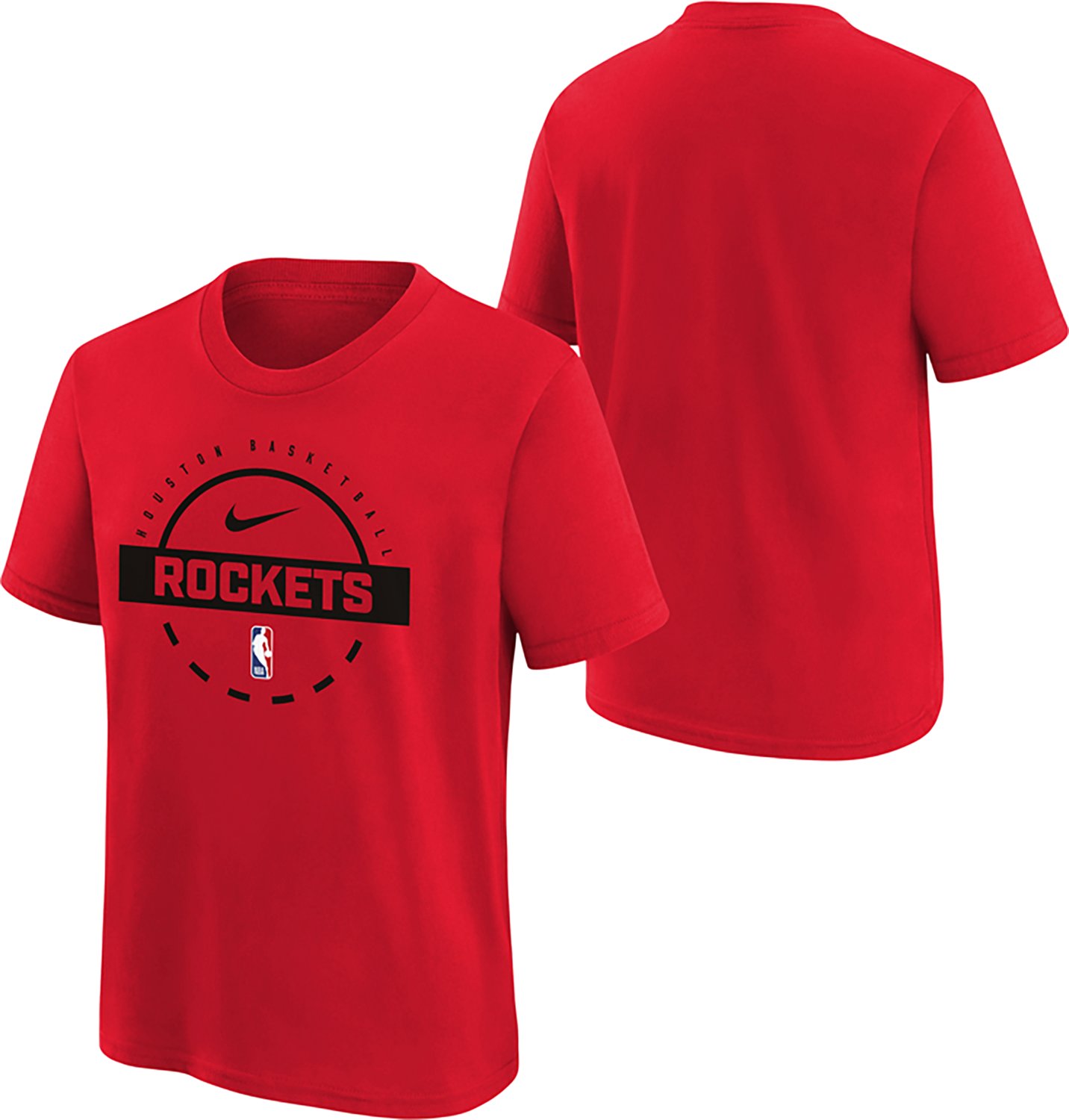 Nike Boys' Houston Rockets Practice Graphic T-shirt - view number 3
