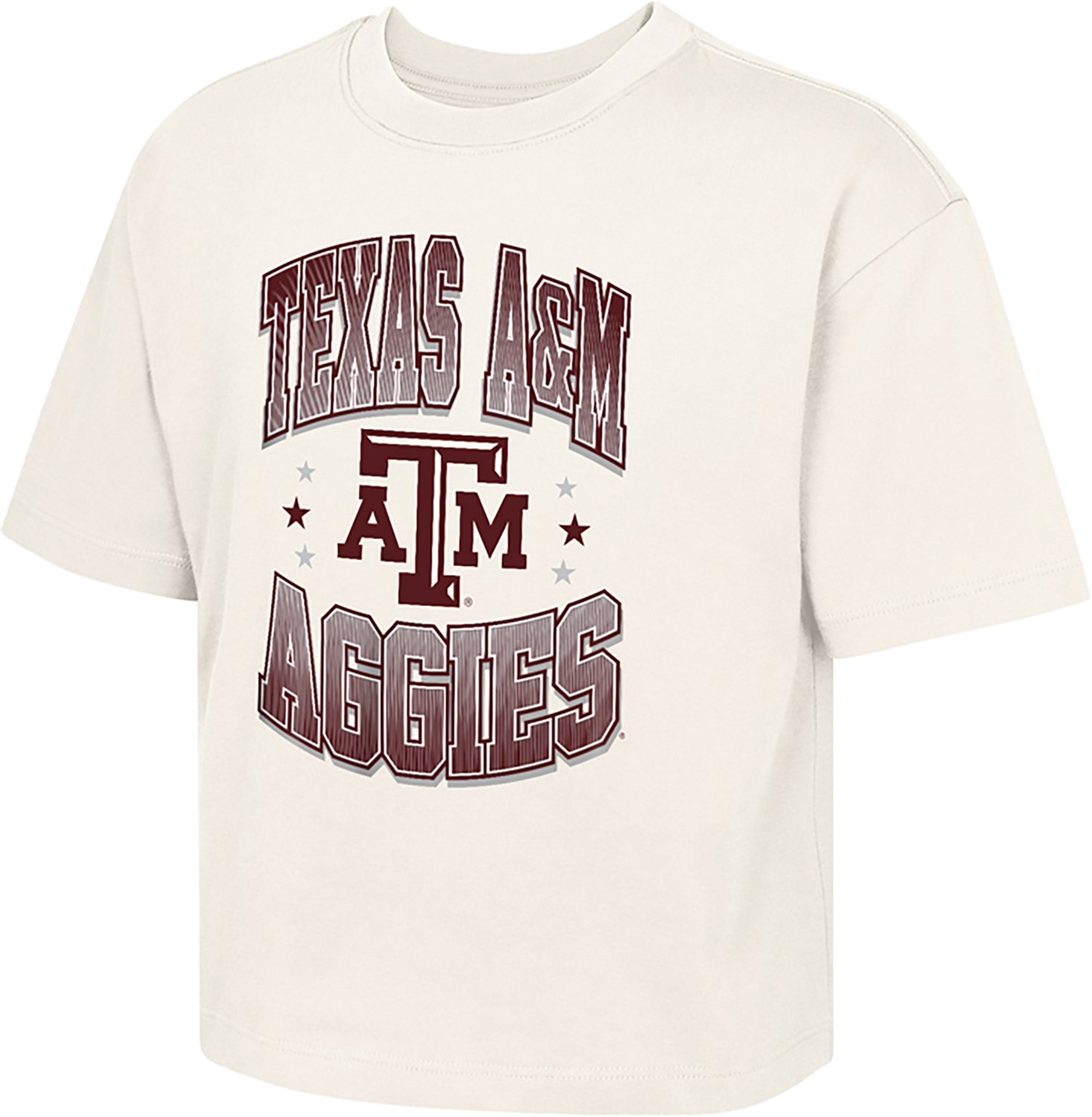 Outerstuff Girls' Texas A&M University Unbeatable Boxy Graphic T-shirt
