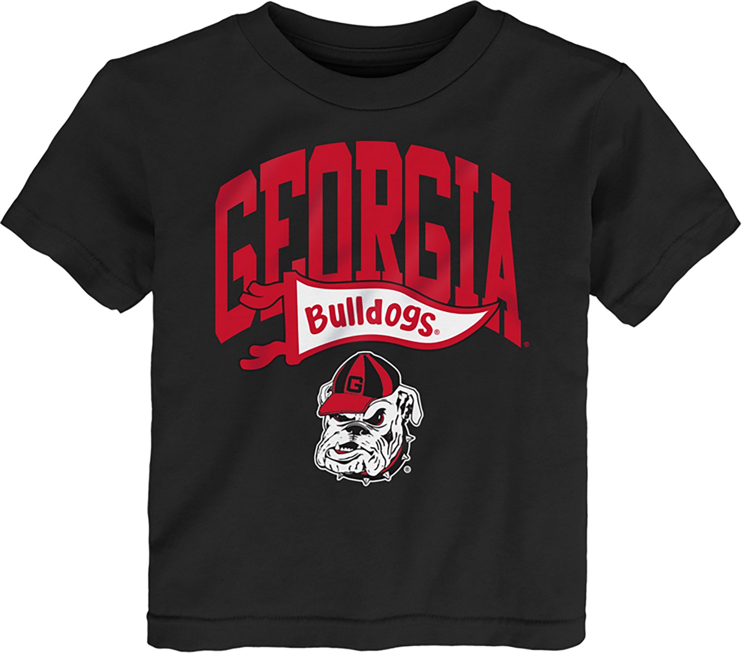 Outerstuff Toddlers' University of Georgia Wavy Pennant Graphic T-shirt
