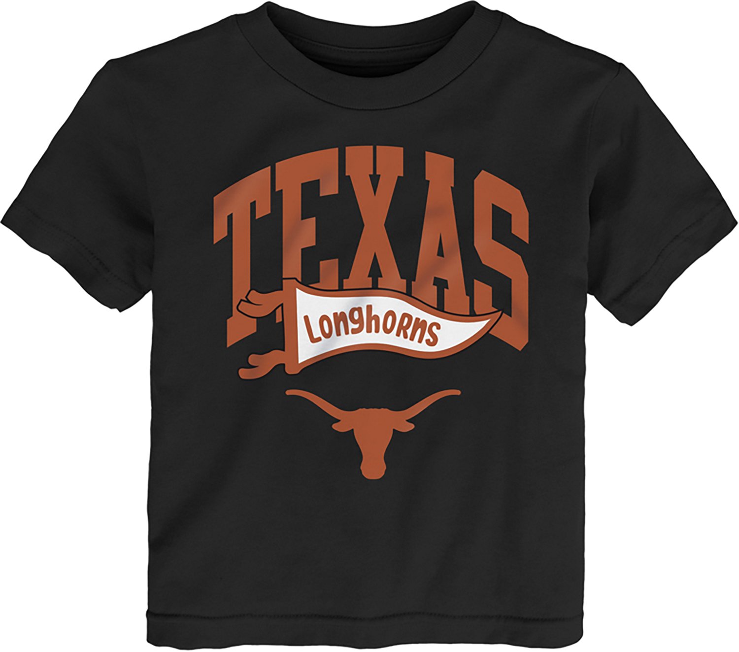 Outerstuff Toddlers' University of Texas Wavy Pennant Graphic T-shirt
