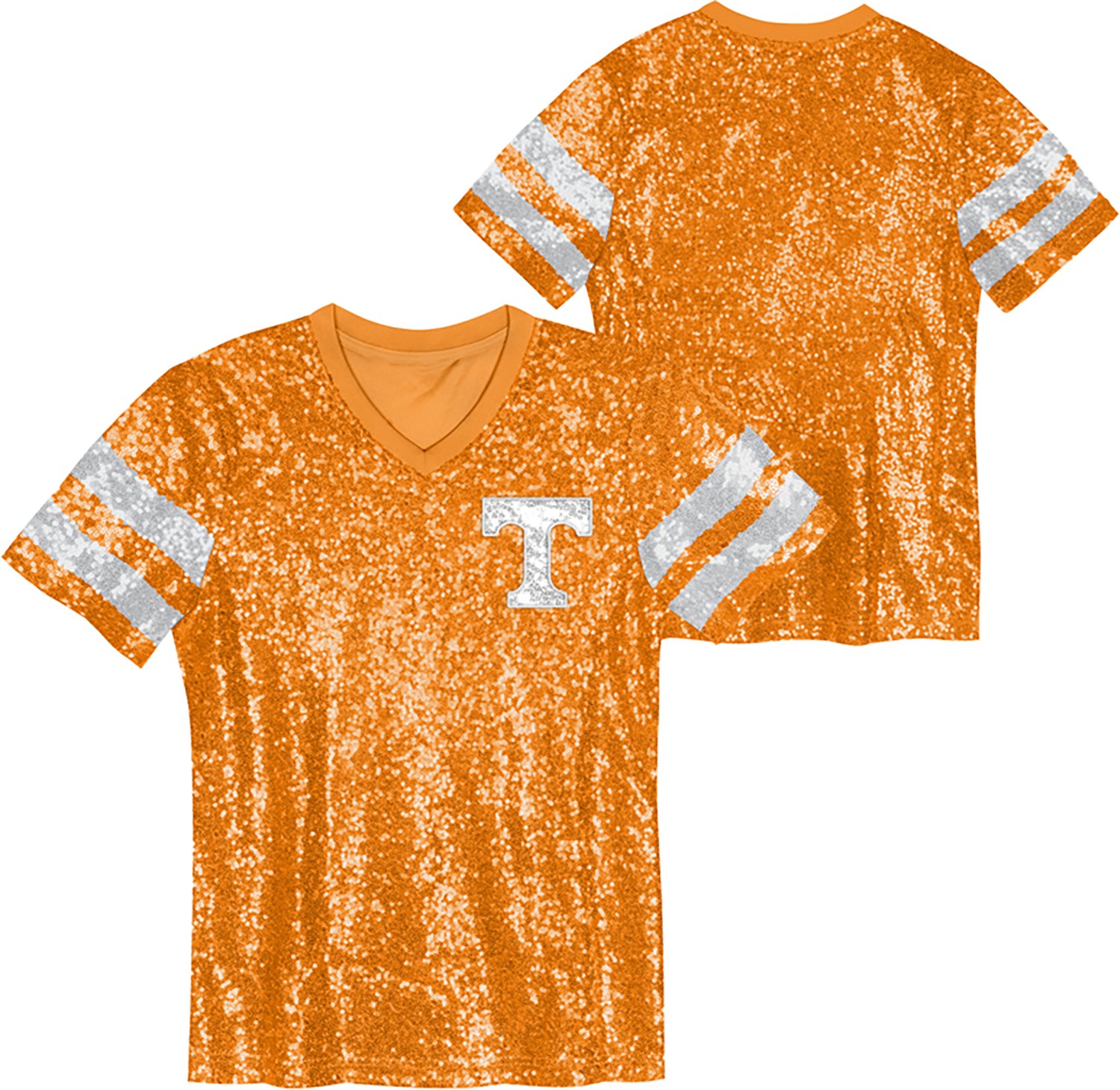 Outerstuff Girls' University of Tennessee KC Glam Sequined Graphic T-shirt - view number 3