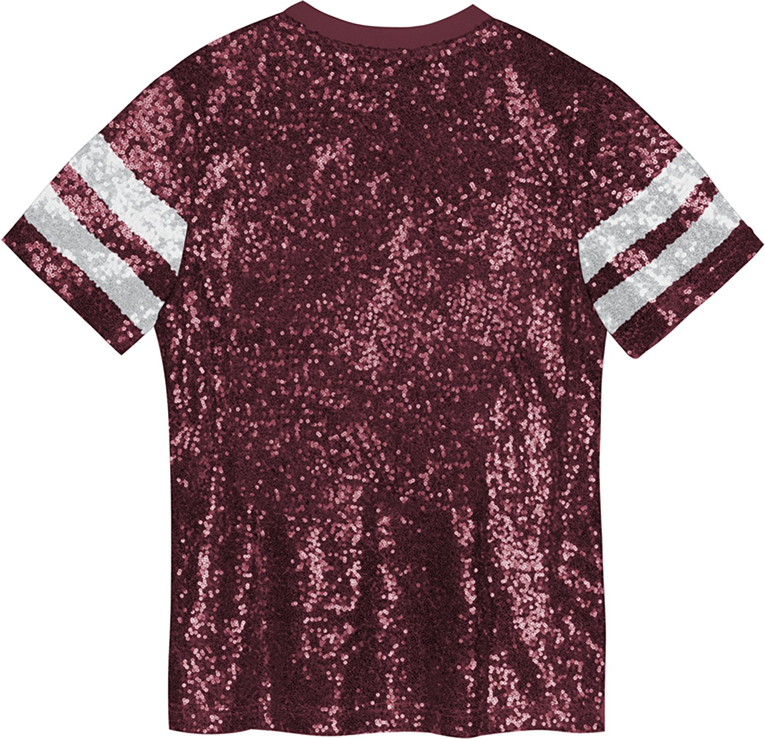 Outerstuff Girls' Texas A&M University KC Glam Sequined Graphic T-shirt - view number 2