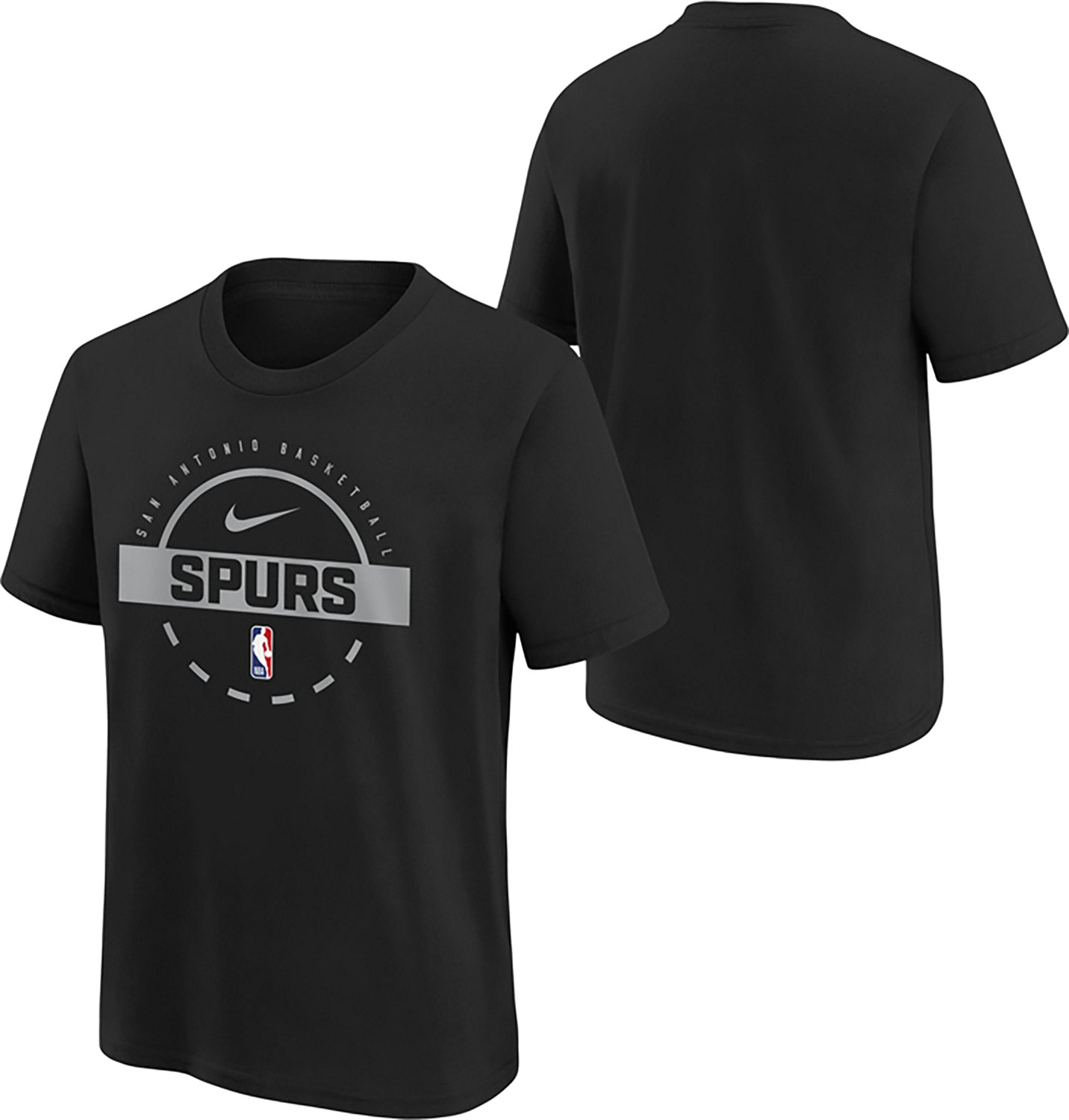 Nike Boys' San Antonio Spurs Practice Graphic T-shirt - view number 3