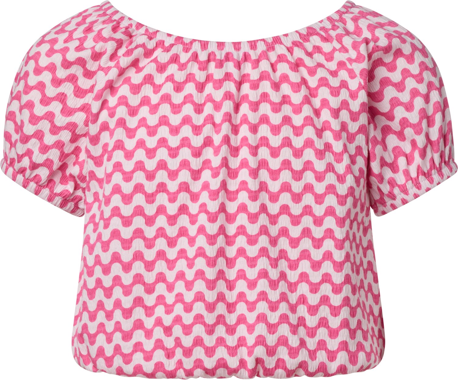 BCG Girls' Puff Sleeve Cinched T-shirt Dress