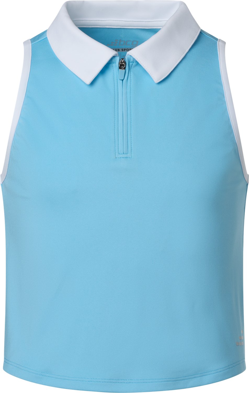 BCG Girls' Tennis Swing 1/4 Zip Sleeveless Polo Shirt - view number 2