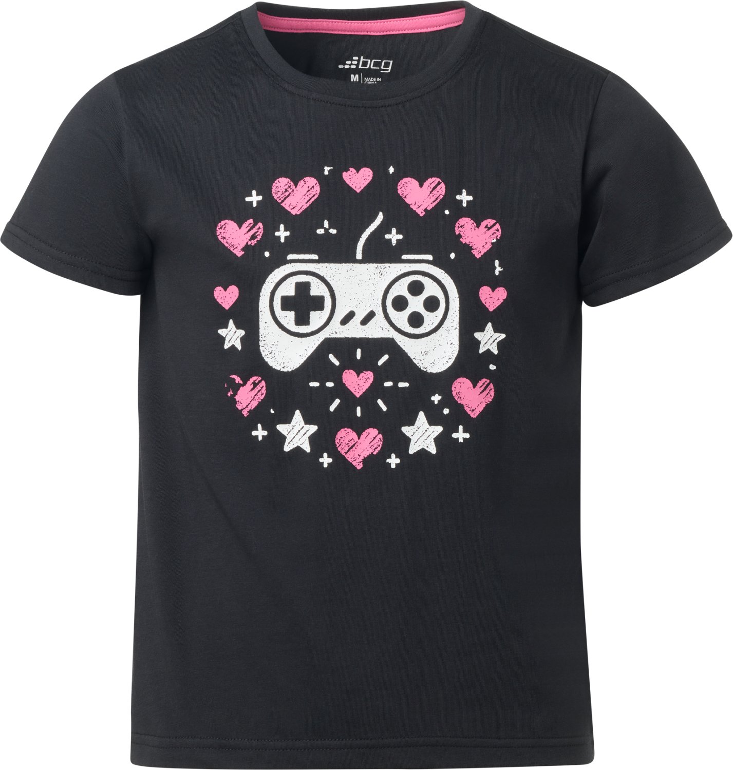 BCG Girls’ Lifestyle Cotton Video Game T-Shirt