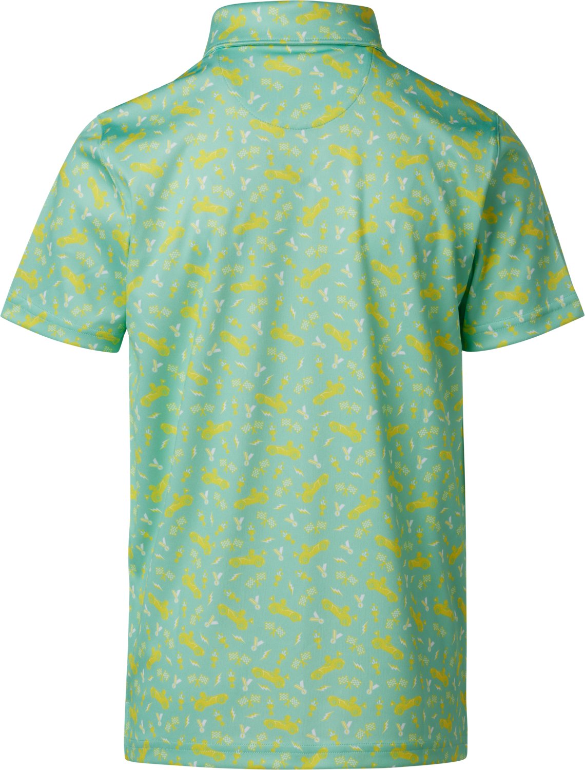 BCG Boys' Golf Racecar Print Short Sleeve Polo - view number 2