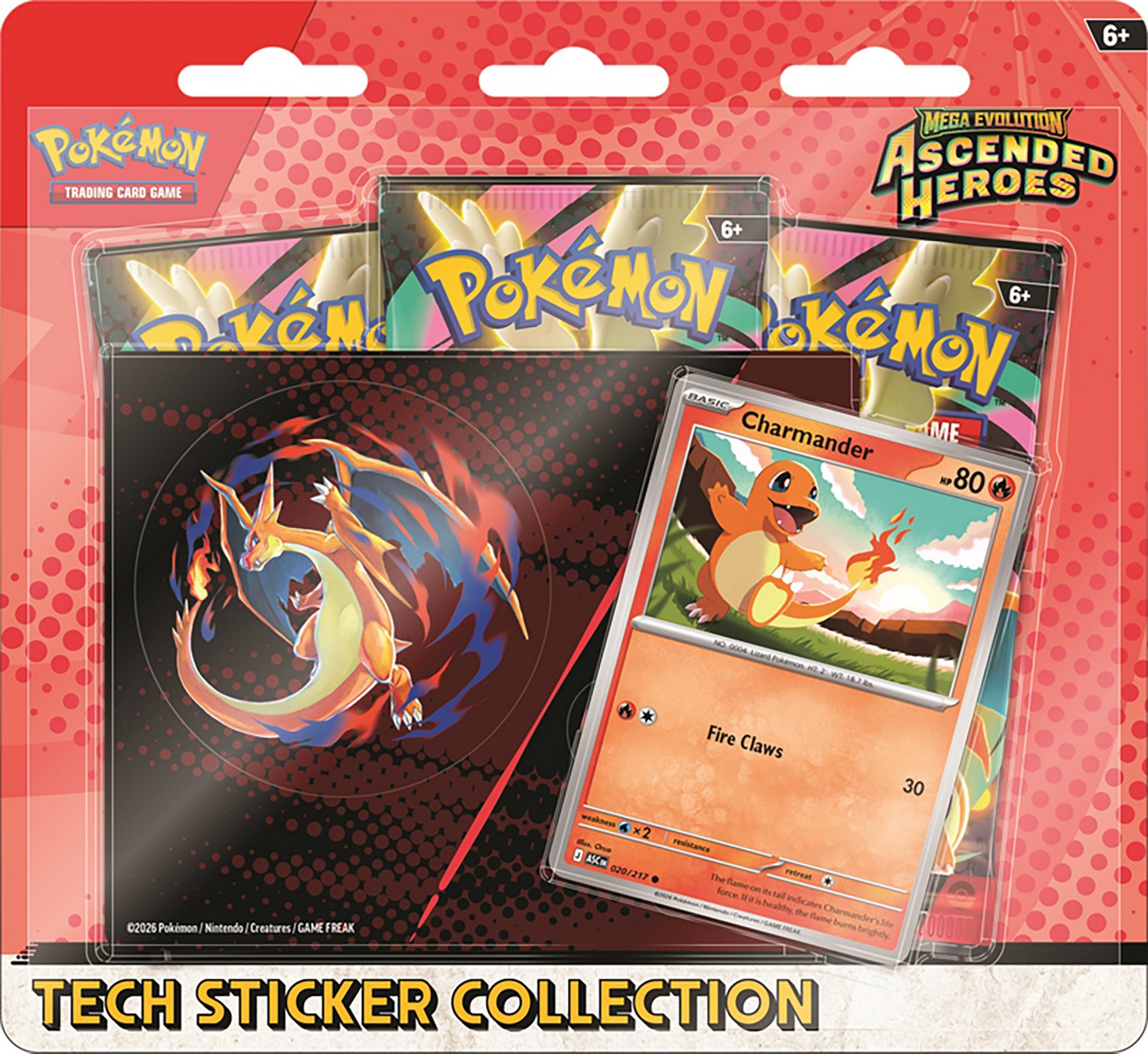 Pokmon Trading Card Game Mega Evolutions 2.5 Ascended Heroes Tech Sticker  Collection | Academy