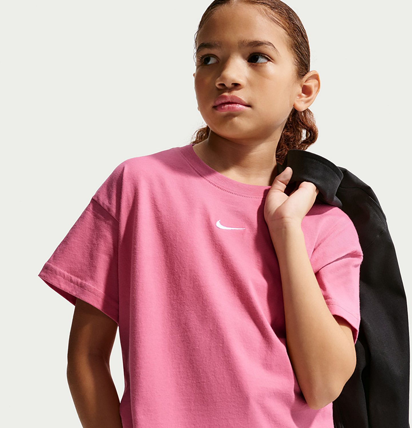 Nike Girls' Sportswear Essential Boxy Short Sleeve T-shirt - view number 5