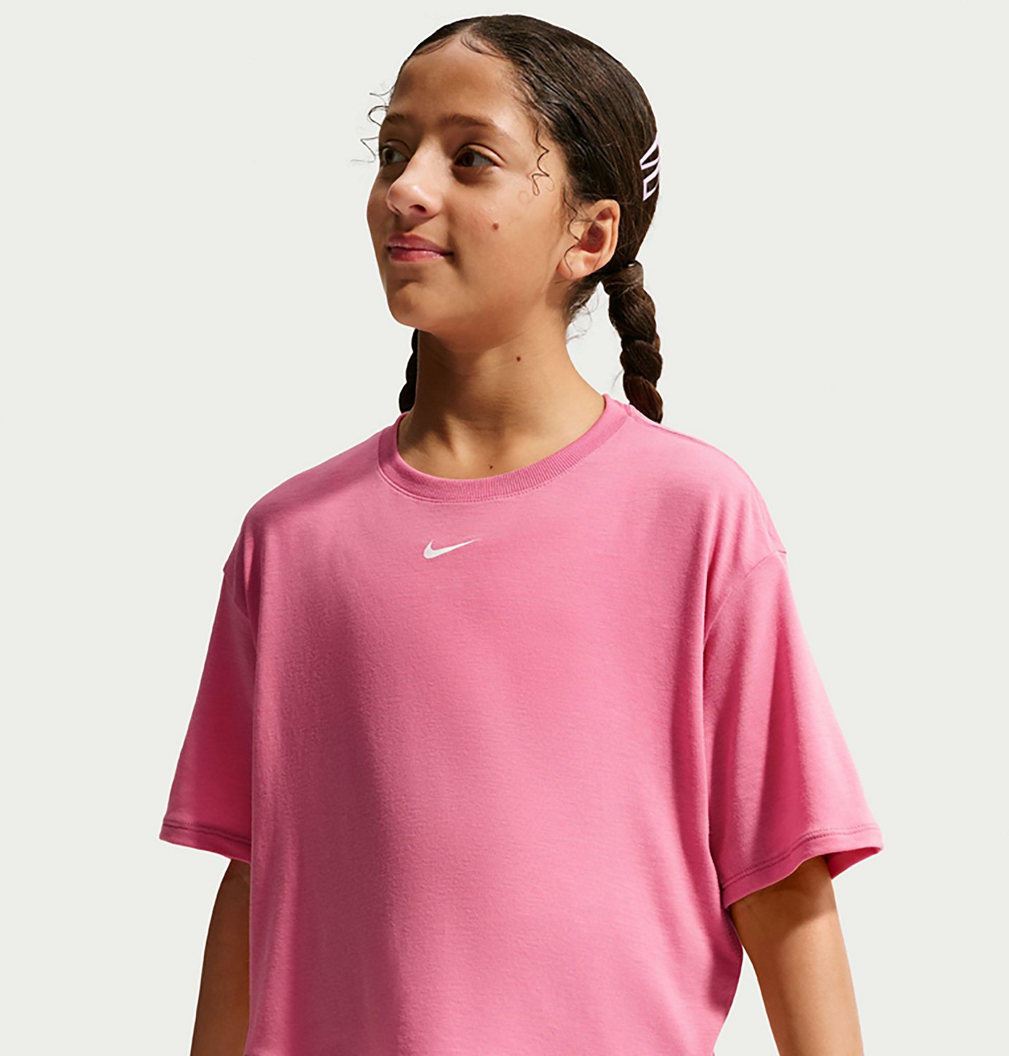Nike Girls' One Relaxed Dri-FIT One Loose Short Sleeve Top - view number 3