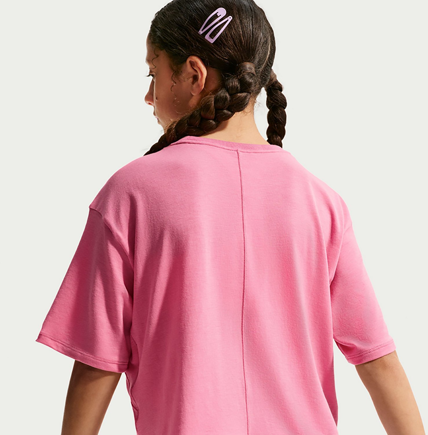 Nike Girls' One Relaxed Dri-FIT One Loose Short Sleeve Top - view number 4