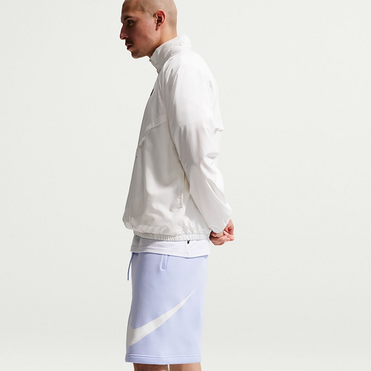 Nike Men's Club Brushed Fleece Graphic Shorts 7 in. - view number 4