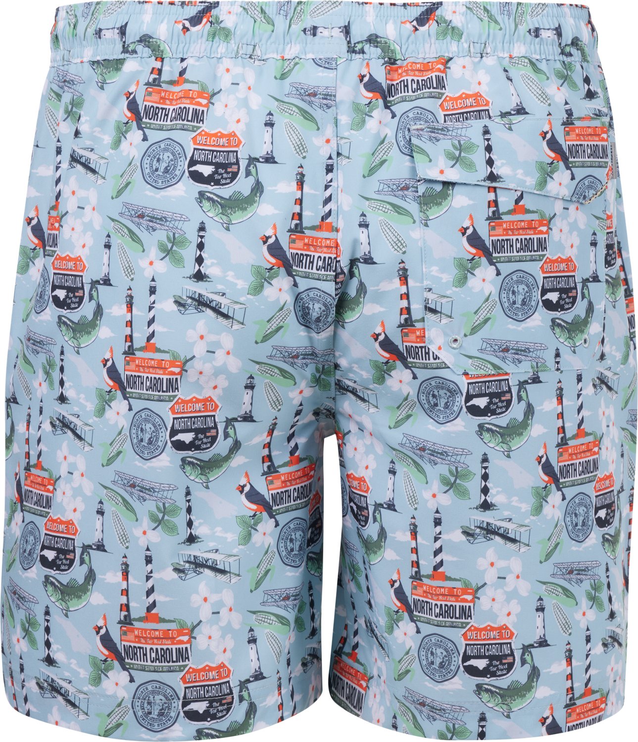 Magellan Outdoors Men’s NC Local State Boat Shorts 7 in - view number 3